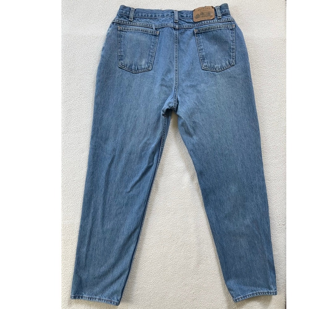 Vintage Made In USA Blue Sky Denim Co Mens 36x32 (33x30) Jeans 100% Cotton Rigid